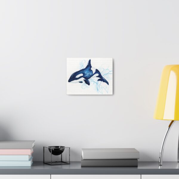 Orca Whale Canvas Wall Art - Image 4