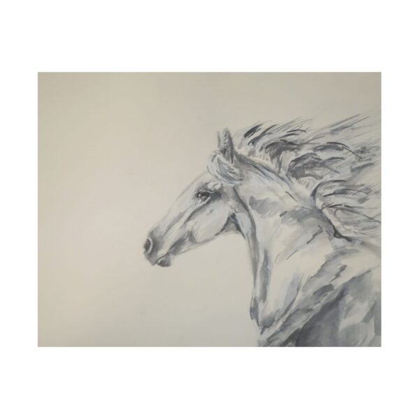 Horse Sketch Wall Art - Image 2