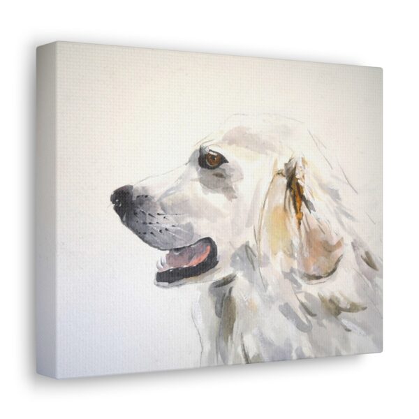 Great Pyrenees Watercolor Canvas Wall Art - Image 2