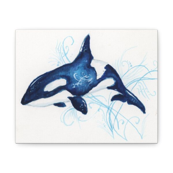 Orca Whale Canvas Wall Art