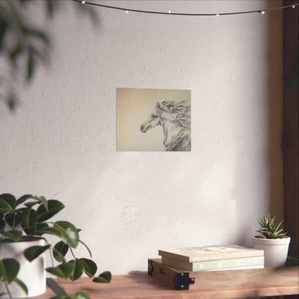 Horse Sketch Wall Art - Image 4