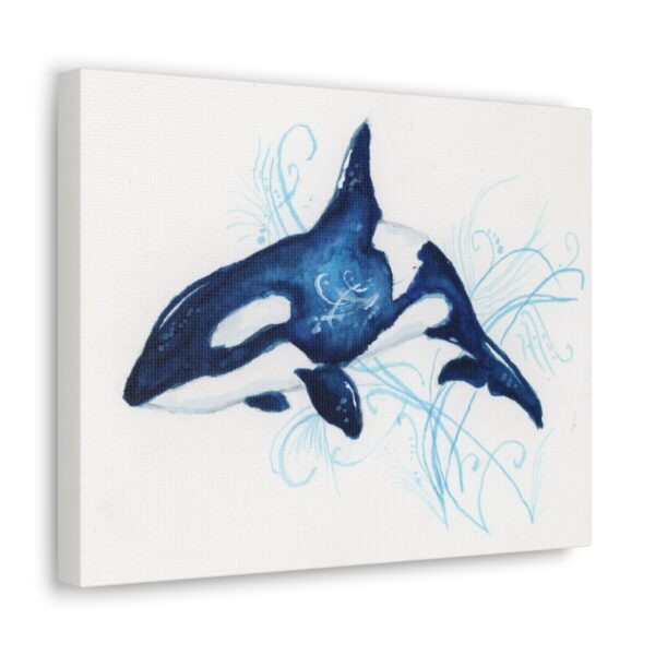 Orca Whale Canvas Wall Art - Image 6