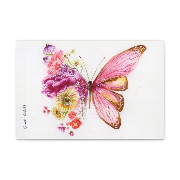 Butterfly Watercolor Canvas Wall Art