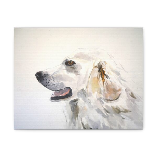 Great Pyrenees Watercolor Canvas Wall Art - Image 5