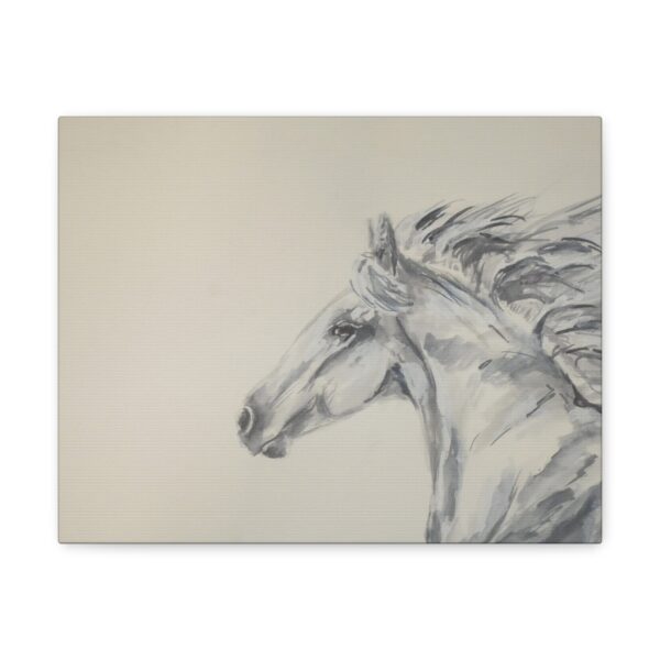 Horse Sketch Canvas Wall Art - Image 5