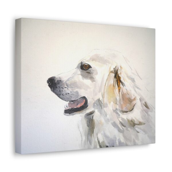 Great Pyrenees Watercolor Canvas Wall Art - Image 6